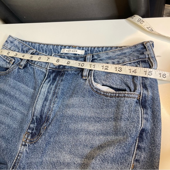 Pacsun Mom Jeans Denim High Rise size 28 - Picture 9 of 10